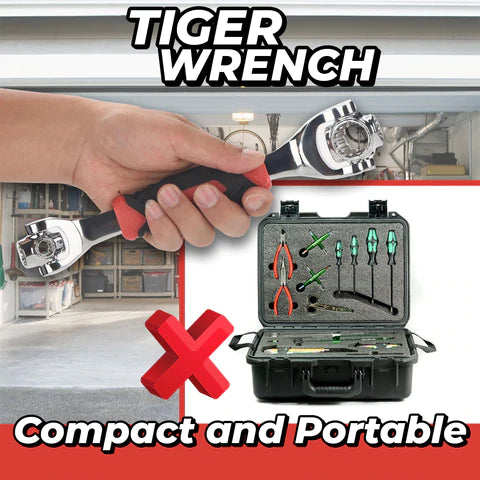 Tiger Wrench™ Clé à molette multifonctionnelle 48 en 1