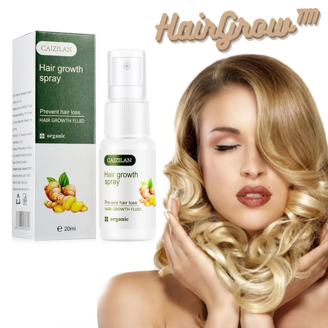 HairGrow™ Spray au gingembre pour la repousse (1+1 GRATUIT).