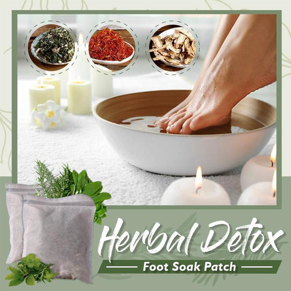 PediTox™ Pack de trempage des pieds pour la désintoxication aux herbes (5 + 5 Gratis!)
