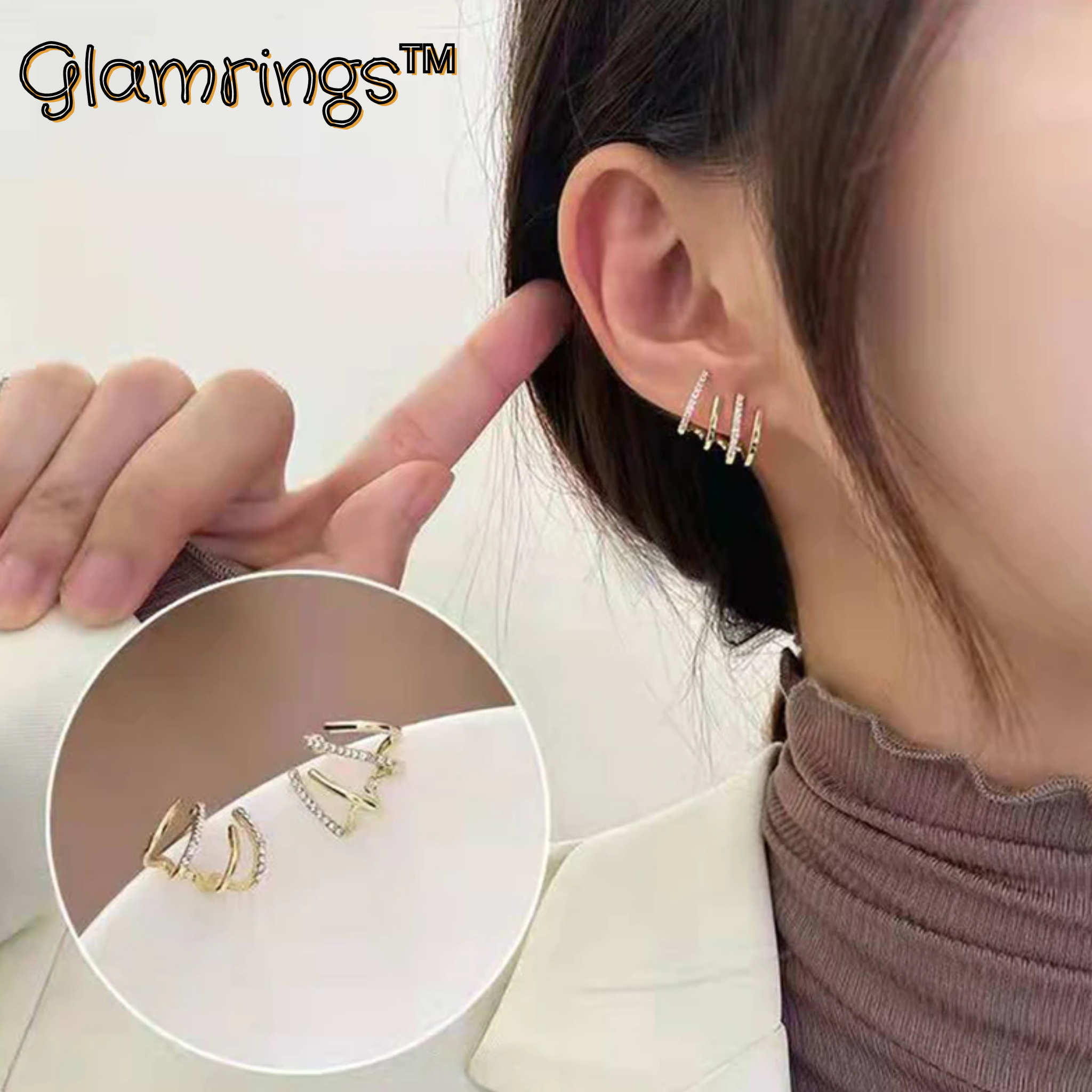 Glamrings™ | Boucles d'oreilles à quatre griffes (1+1 Gratuit !)