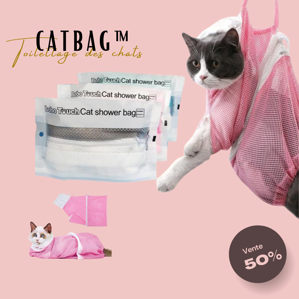 Catbag™ | Sac de bain pour le toilettage des chats (1+1 Gratuit !)