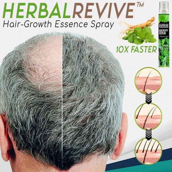 HerbalRevive™ Essence à base de plantes pour la croissance des cheveux en spray (1+1 GRATUIT)