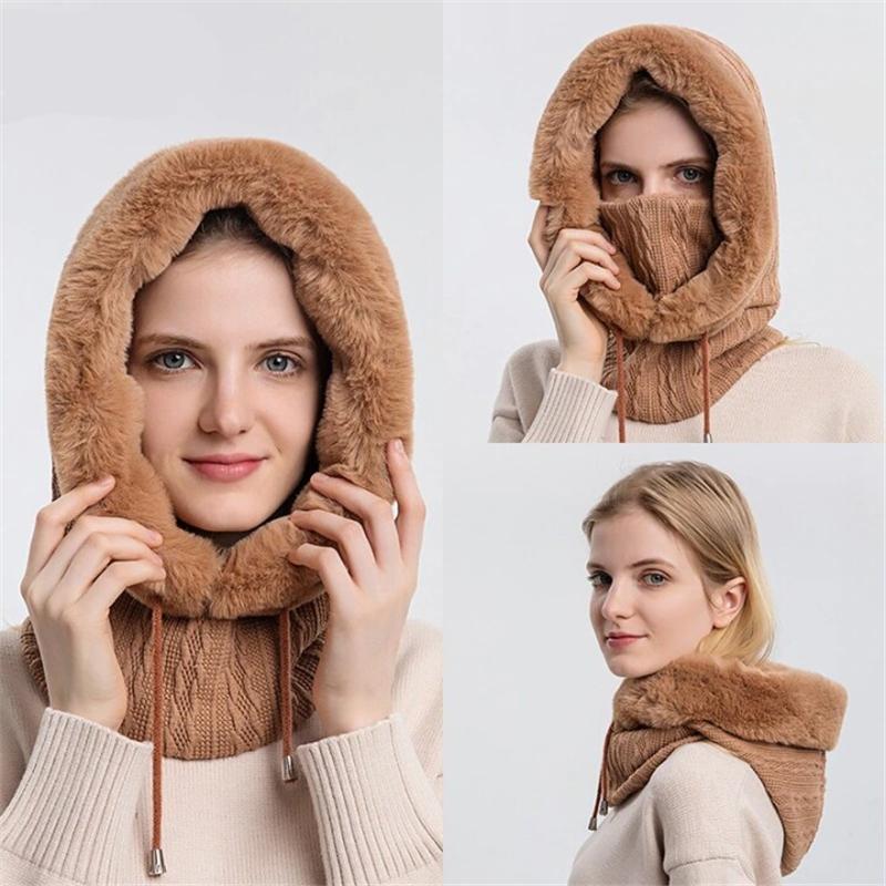 Leaq™ Bonnet coupe-vent chaud en tricot pour l'hiver