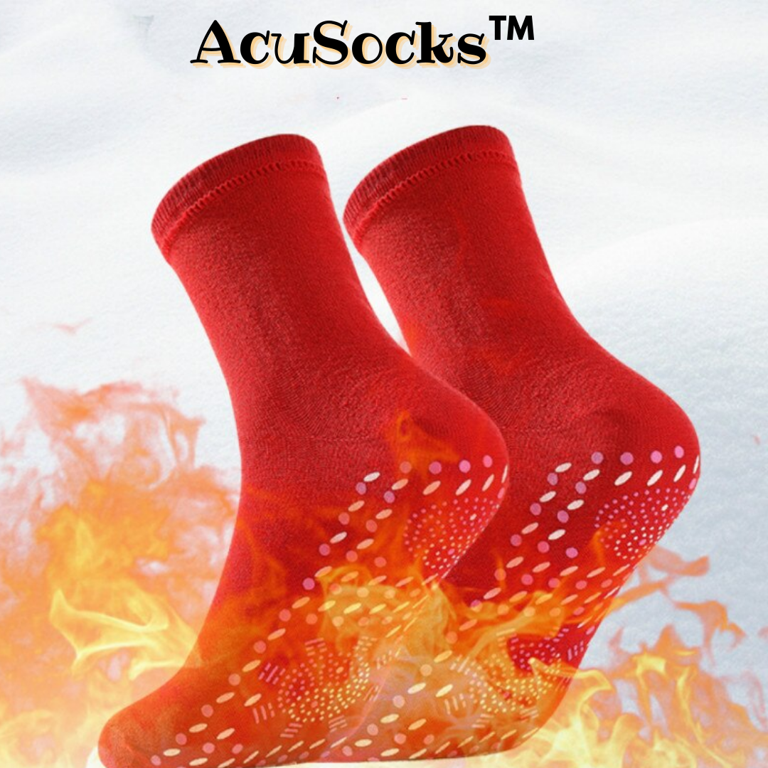 AcuSocks™ Chaussettes de thérapie par acupuncture magnétique (1+1 Gratuit !)