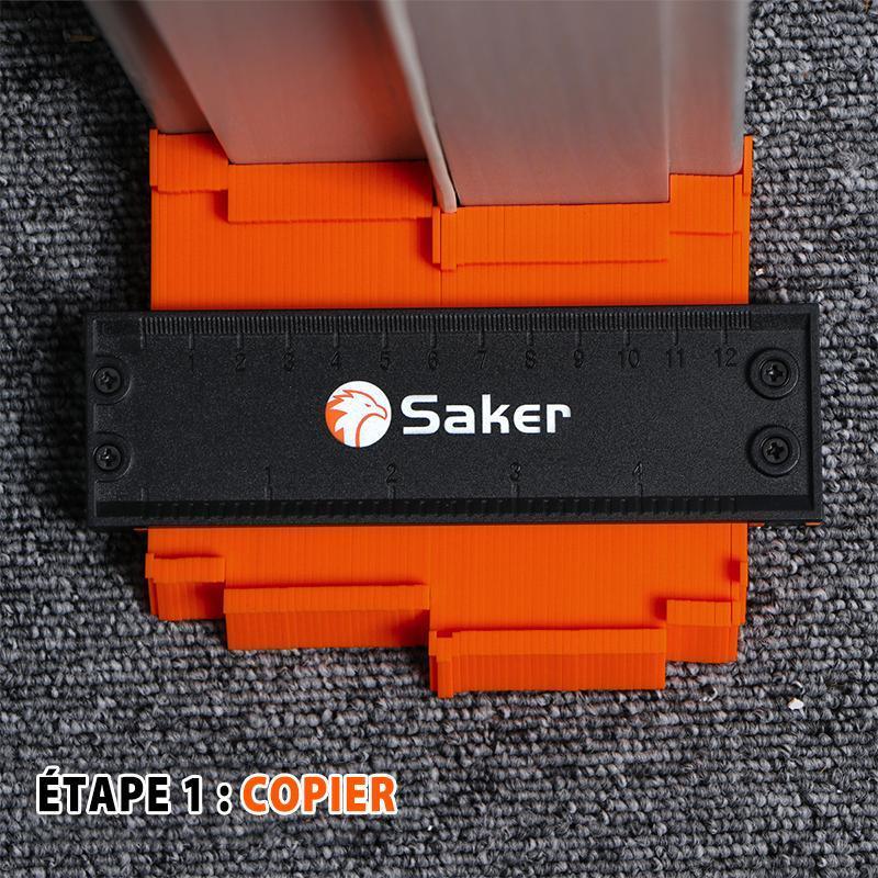 Saker™ Peigne à Profil Intégré Noyau en Aluminium Épaissi