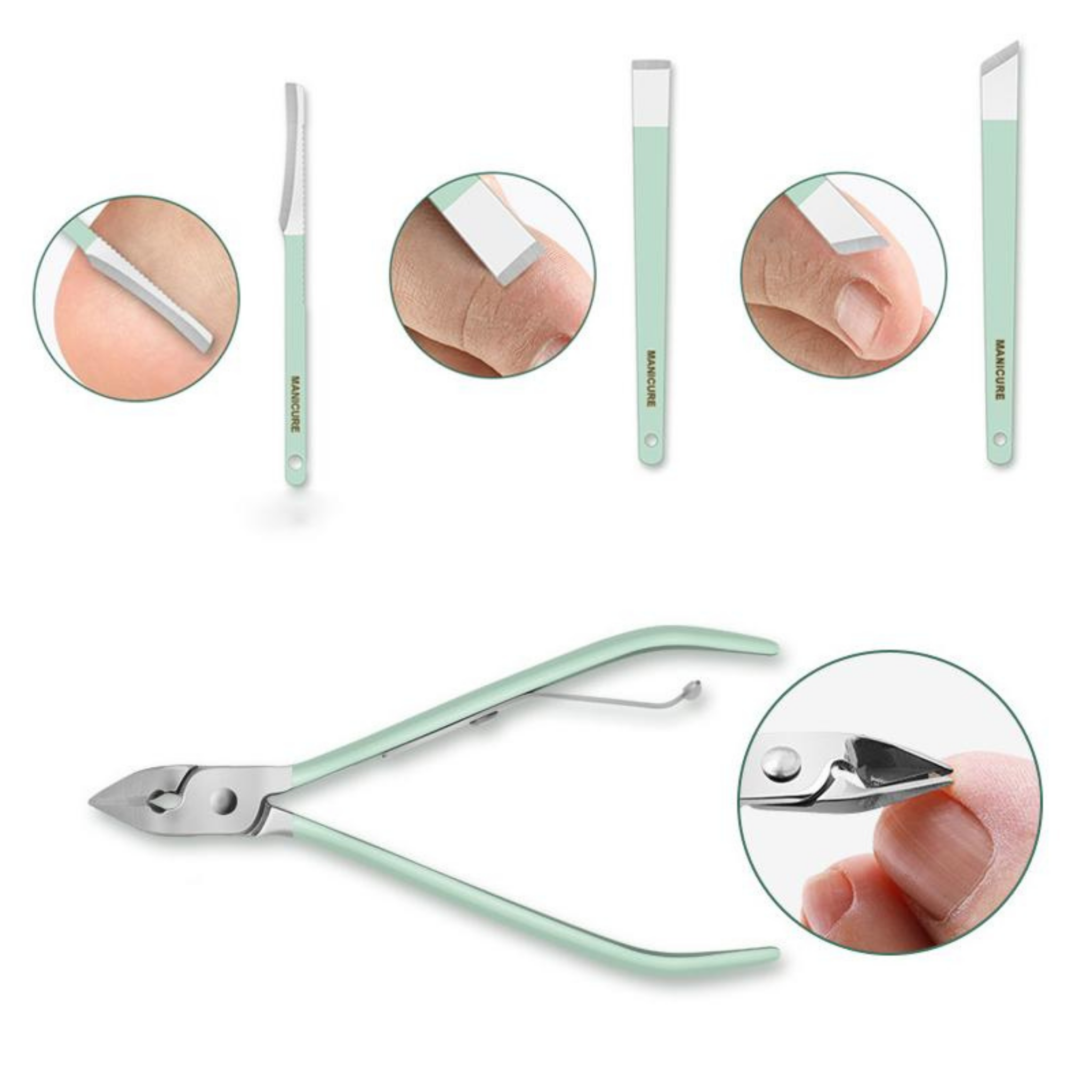 Nailit™ Set de coupe-ongles portable pour le soin des ongles