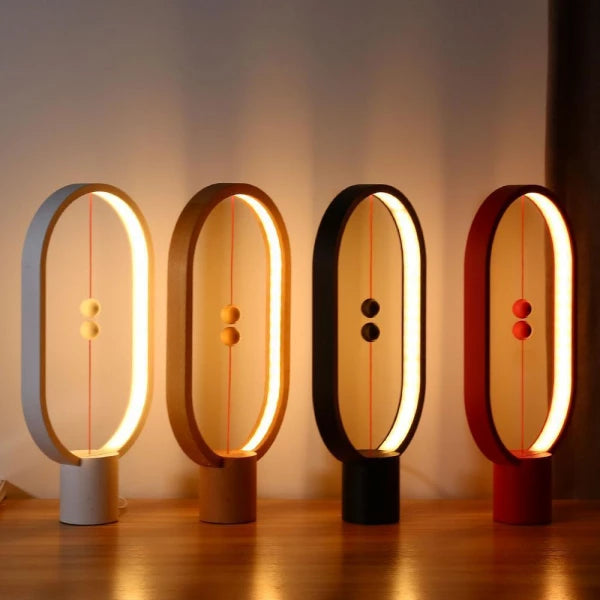 StyleGlow™ Lampe de table magnétique en bois