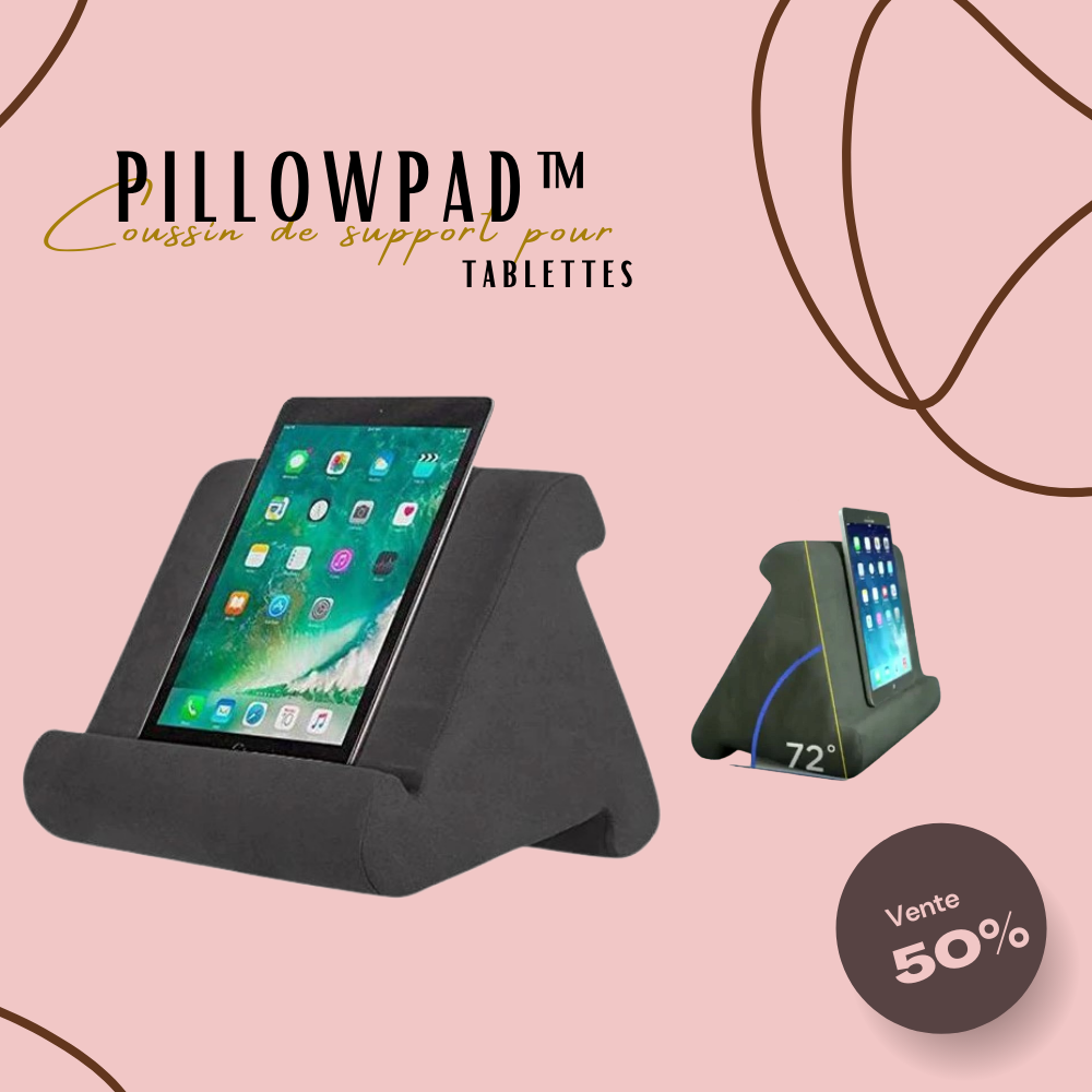 PillowPad™ | Coussin de support pour tablettes (1+1 Gratuit)