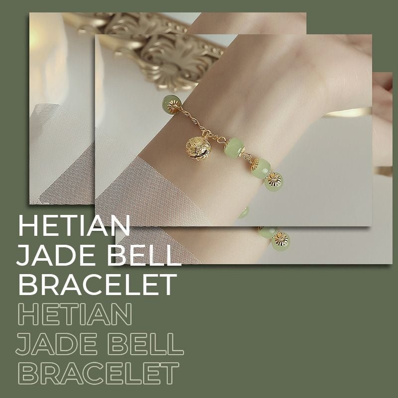 CharmBrace™ Bracelet cloche en jade de Hetian