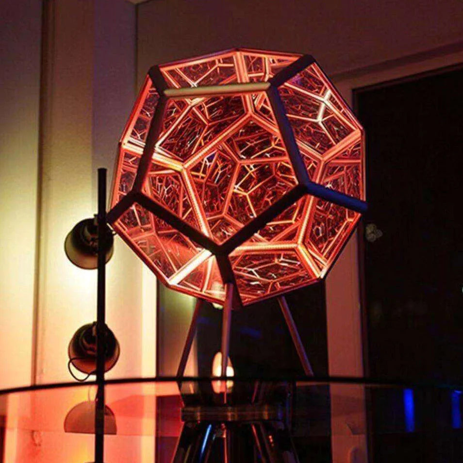 InfinityGlow™ Dodecahedron lampe d'art de couleur