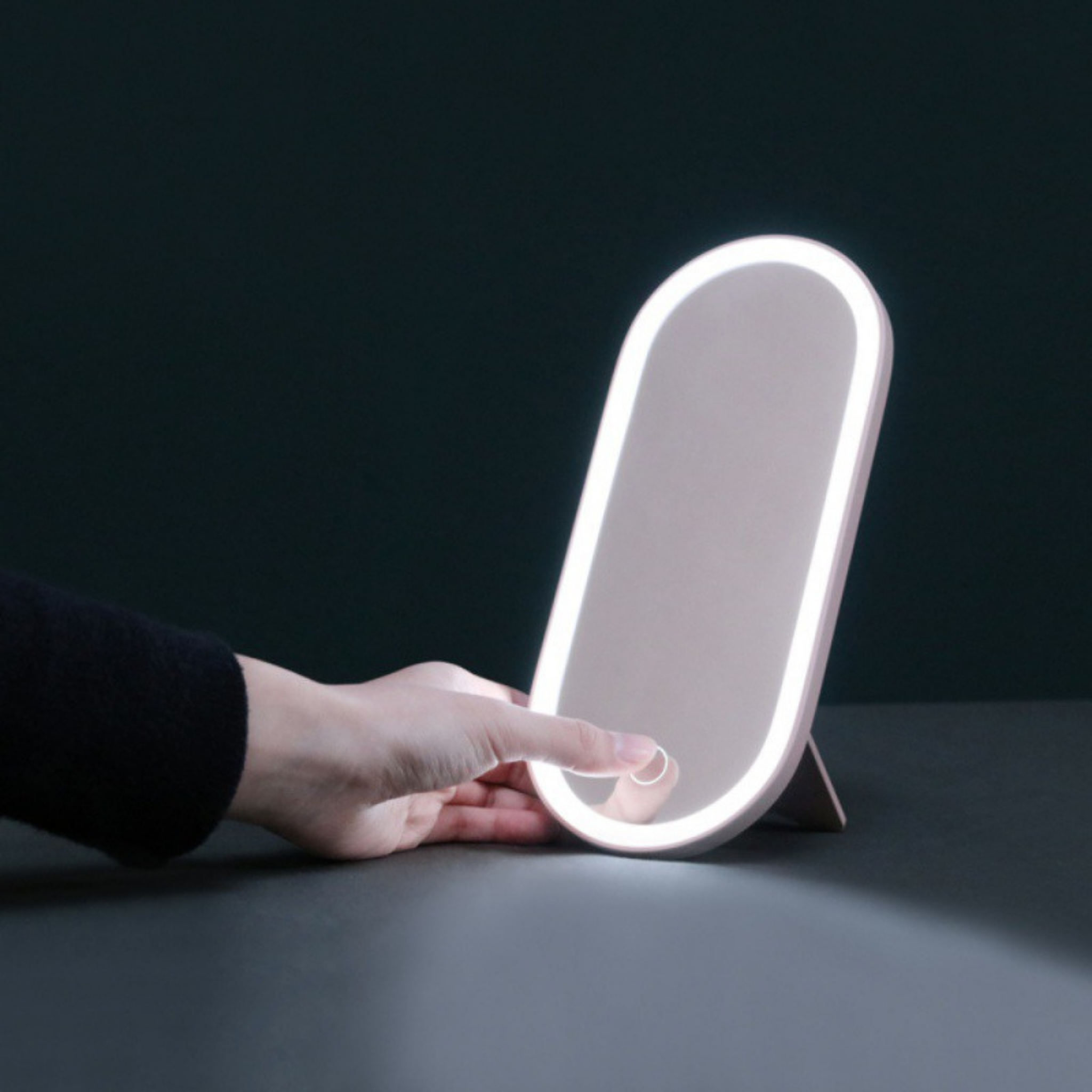Glowup™ - Trousse de maquillage de voyage avec miroir rotatif
