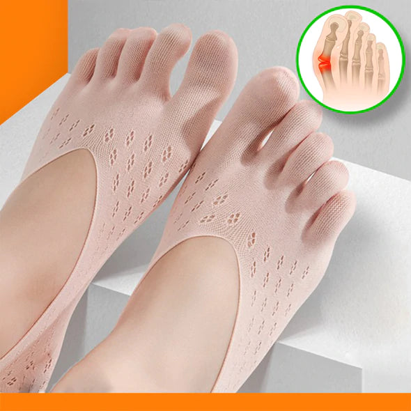 ToeFits™ Chaussettes à cinq doigts de pied à coupe basse pour femmes