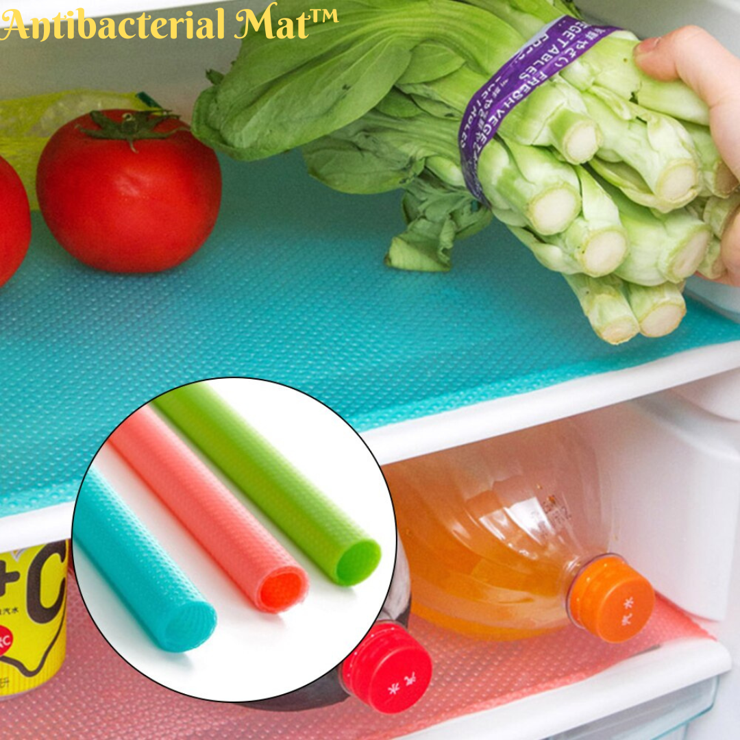Antibacterial Mat™ Tapis anti-humidité pour réfrigérateur (4+4 GRATUIT !)