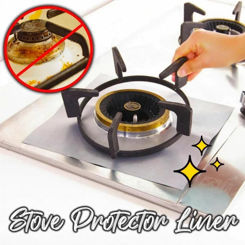 StoveCover™ Protecteur de cuisinière à gaz réutilisable (2+2 GRATUIT !)