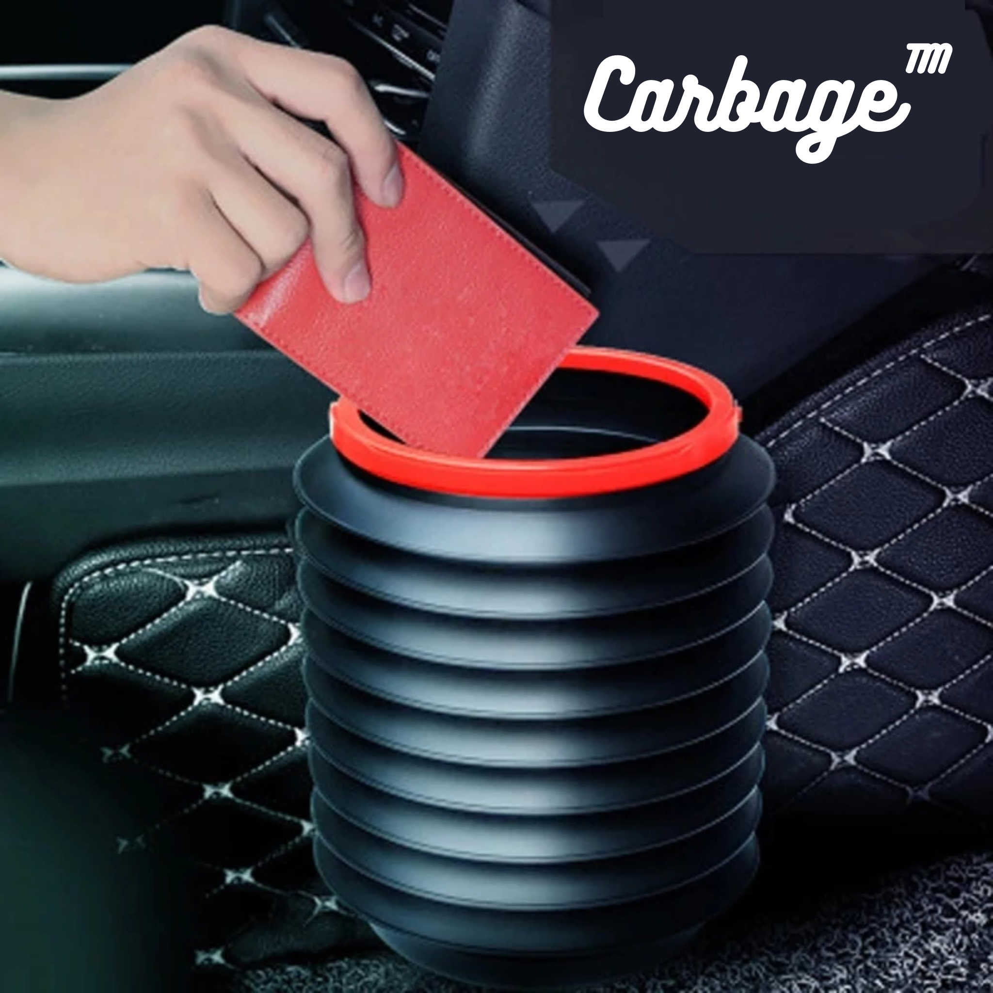 Carbage™ Boîte à ordures pliable pour la voiture (1+1 GRATUIT !)