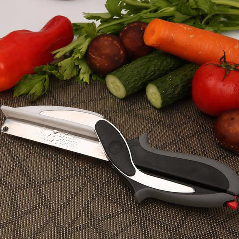 Easy Cutter™ – 2 en 1 Planche à découper de cuisine