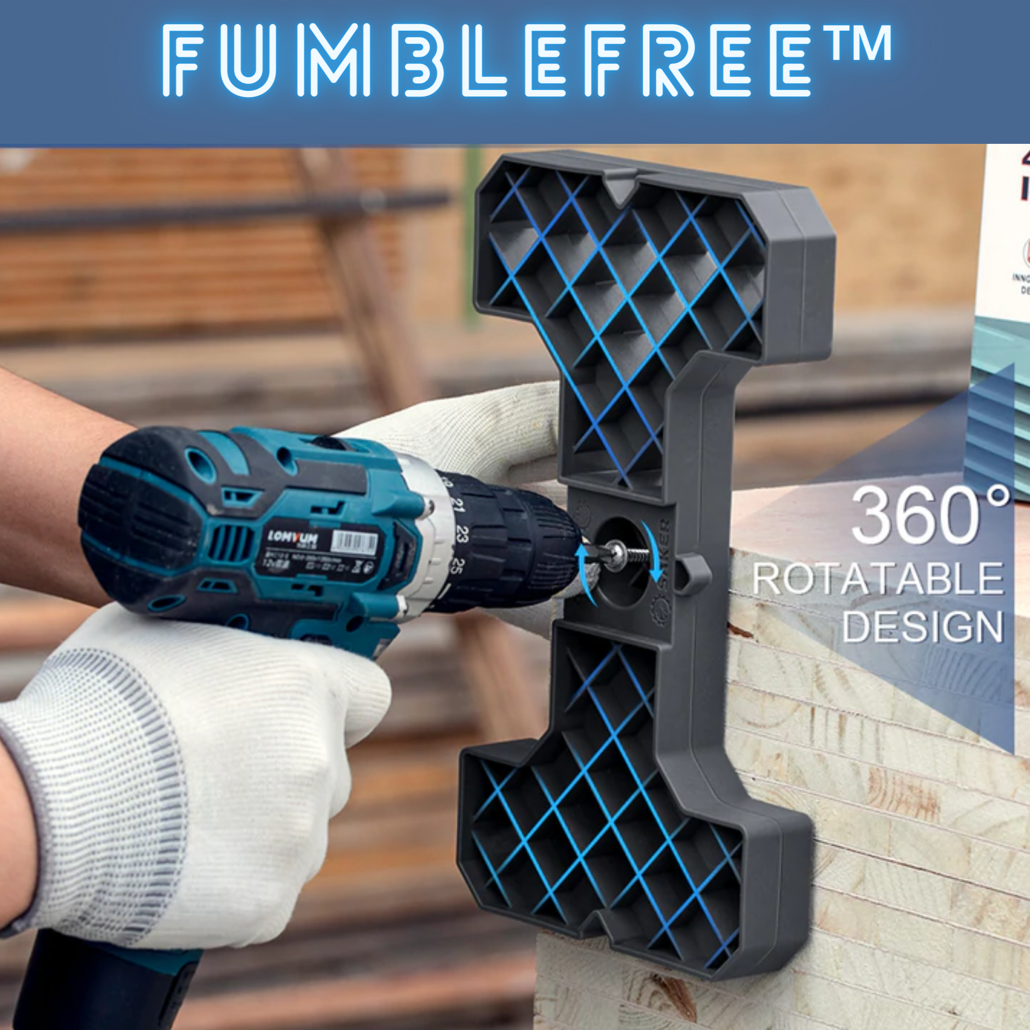FumbleFree™ Supports de peinture en spray Saker