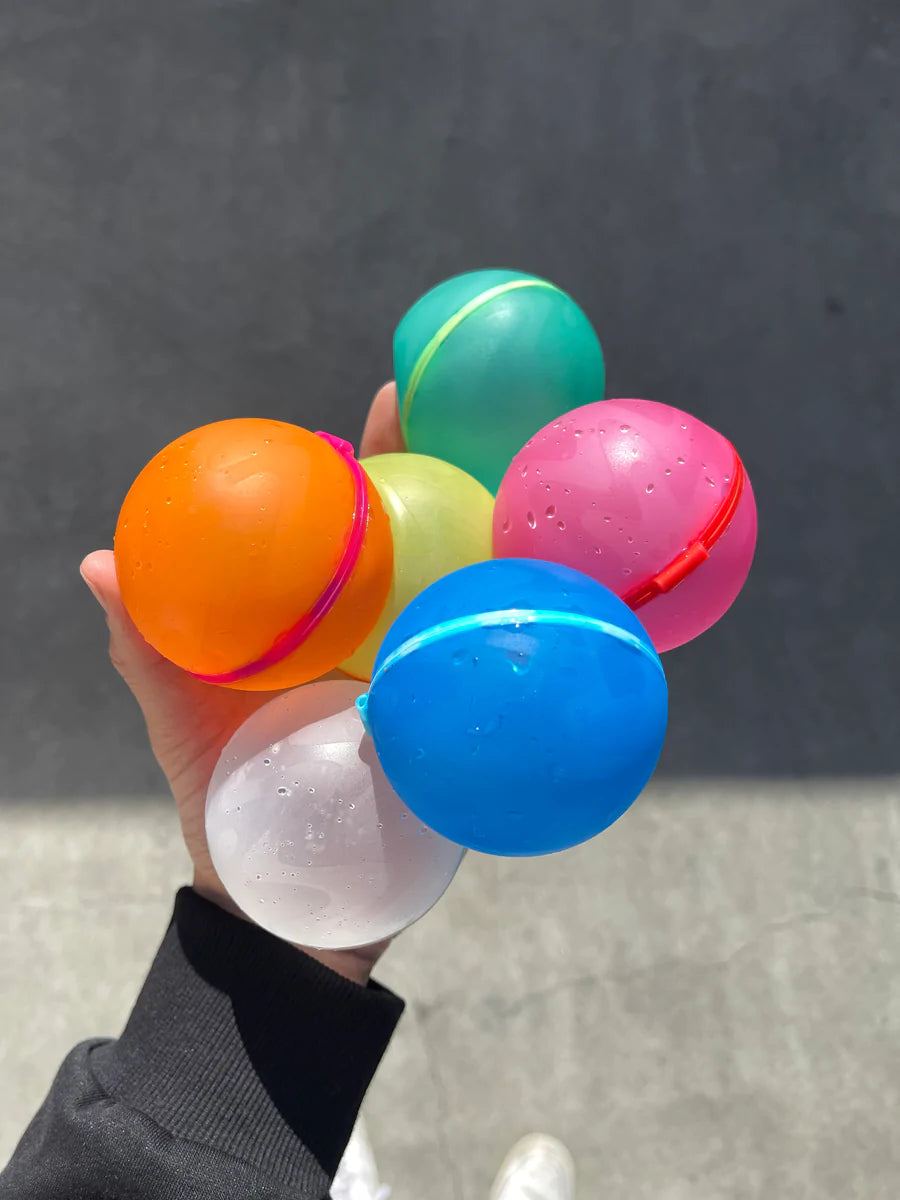 FunBalls™ Ballons d'eau réutilisables en silicone (Paquet de 3)