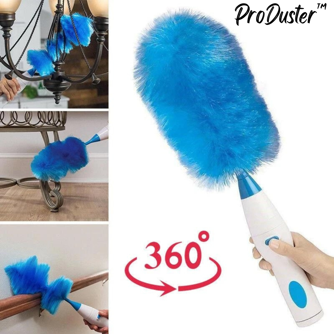 ProDuster™ Brosse plumeau à rotation électrique de 360°