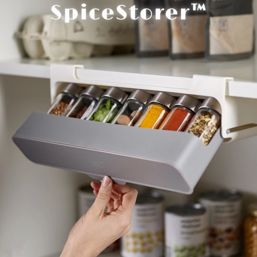 SpiceStorer™ Support de rangement des épices autocollant