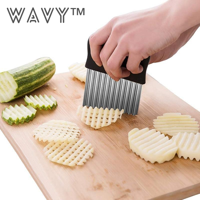 Wavy™ - Coupeur de frites ondulées (1+1 GRATUIT)