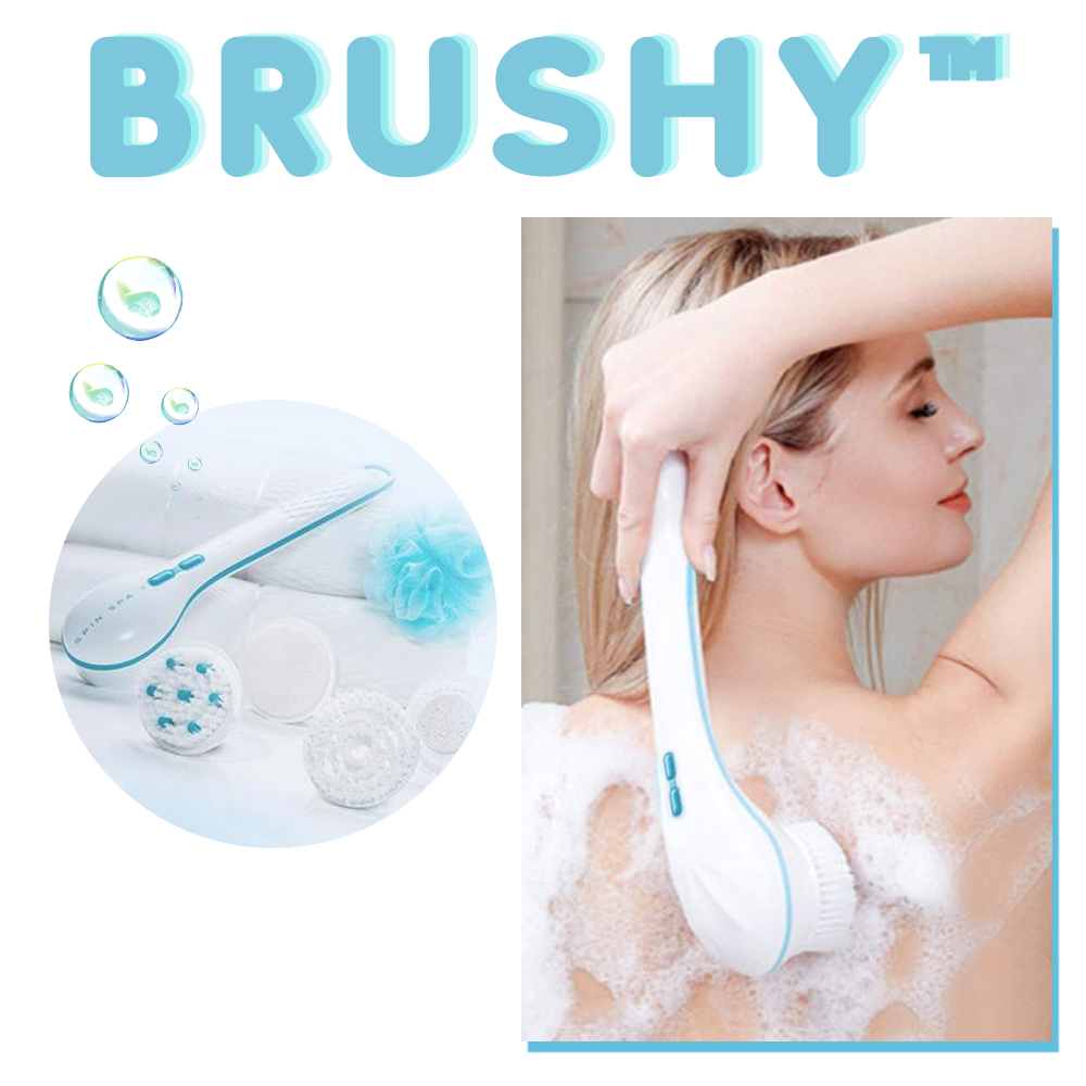 Brushy™ Brosse électrique pour le lavage du corps