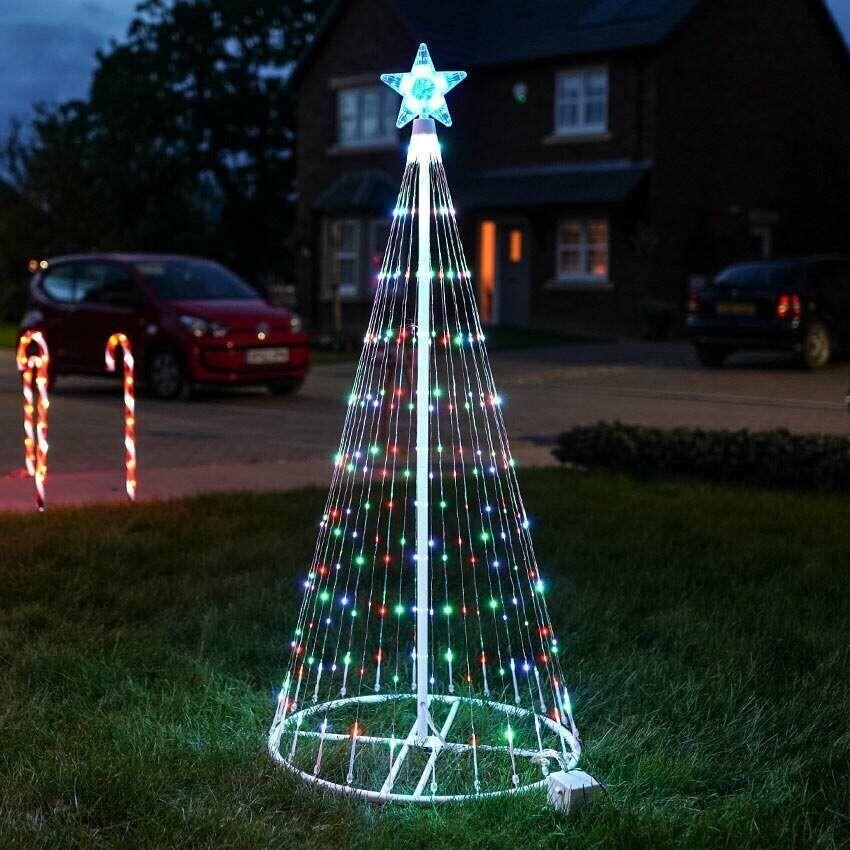 Christmaz™ LED animée spectacle de lumière pour arbre de Noël extérieur