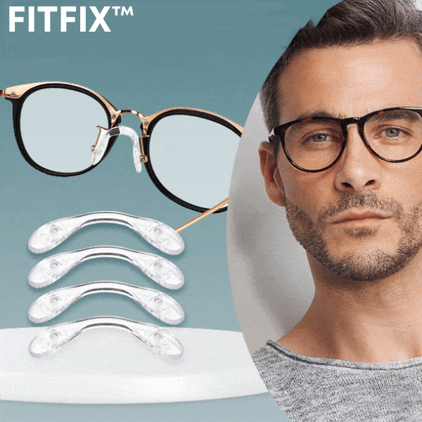FitFix™ - coussinets en silicone pour lunettes (5+5 GRATUITS)
