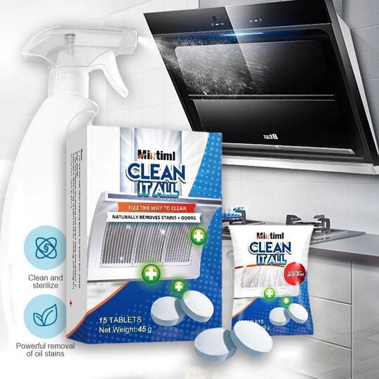 CleanItAll™ Comprimés de nettoyage de la graisse