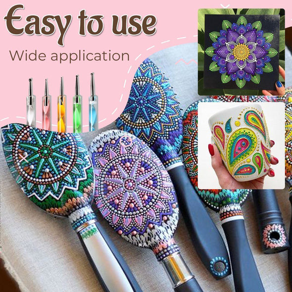 Dot Art™ - Kit d'outils de peinture Mandala Dot (Jeu de 13)