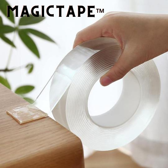 MagicTape™ - Ruban adhésif double face réutilisable (1+1 GRATUIT)